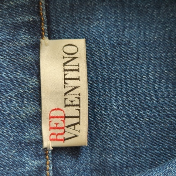 Red Valentino Star Embellished Denim Jacket - Picture 12 of 15